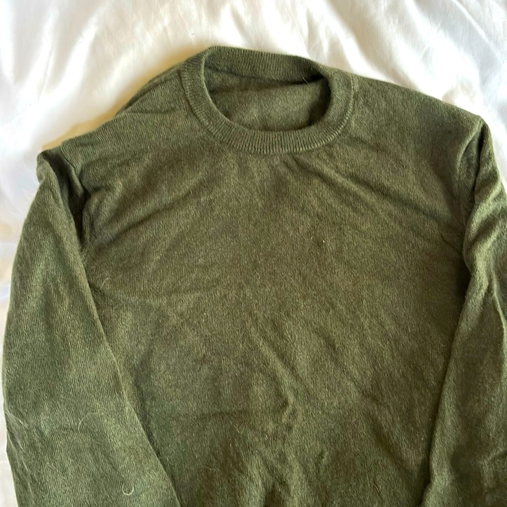Green sweater